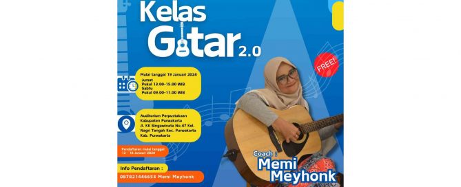 Kelas Gitar Disipusda Purwakarta TPBIS