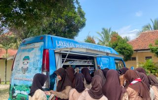 Kegiatan Perpustakaan Keliling Oleh Disipusda Purwakarta