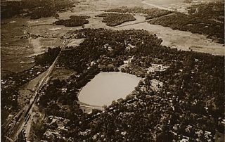 Foto Situ Buleud, Purwakarta dari hasil foto udara, 1928