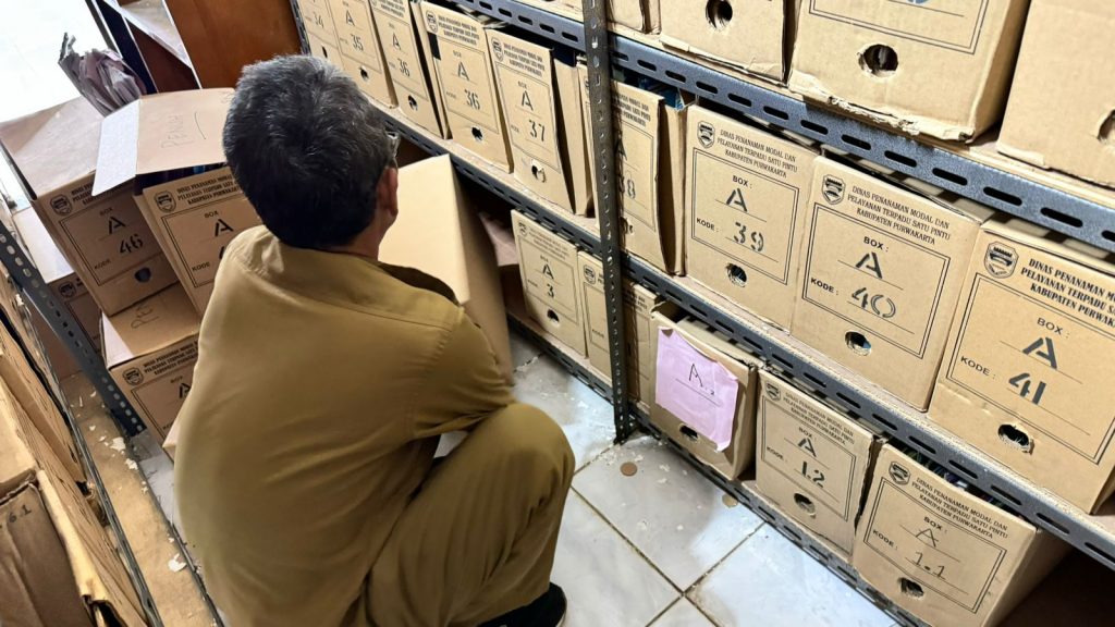 Tim Arsiparis Disarpus Melaksanakan Kegiatan Pembinaan Kearsipan