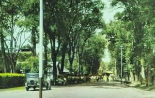 Jalan KK Singawinata Purwakarta pada tahun 1928/pinterest @pbintoro/bintoro hoepoedio