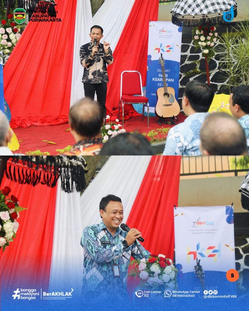 Asep Supriatna dan Saepul Bahri Binzein Memberikan Sambutan