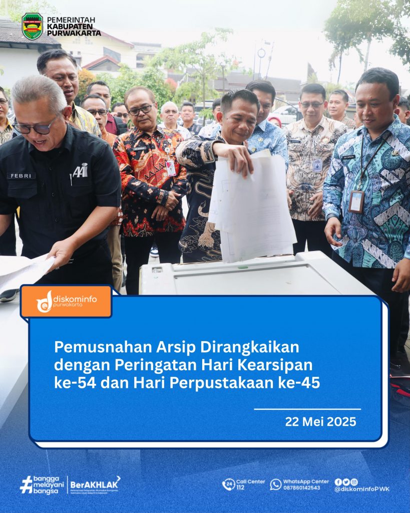 Pemussahan Arsip Disarpus Purwakarta