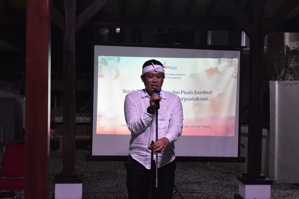 H. Asep Supriatna dalam Acara Pisah Sambut Kepala Dinas