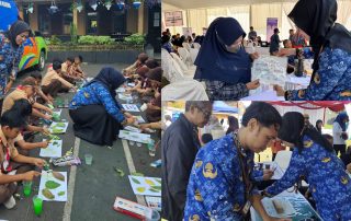 Layanan Perpustakaan Keliling dan Perbaikan Arsip Disarpus Purwakarta