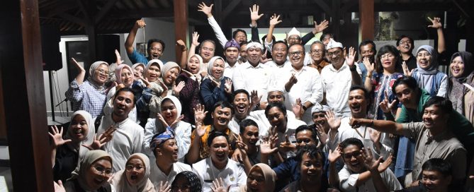 Pisan Sambut Kepala Dinas Disarpus H Asep Supriatna