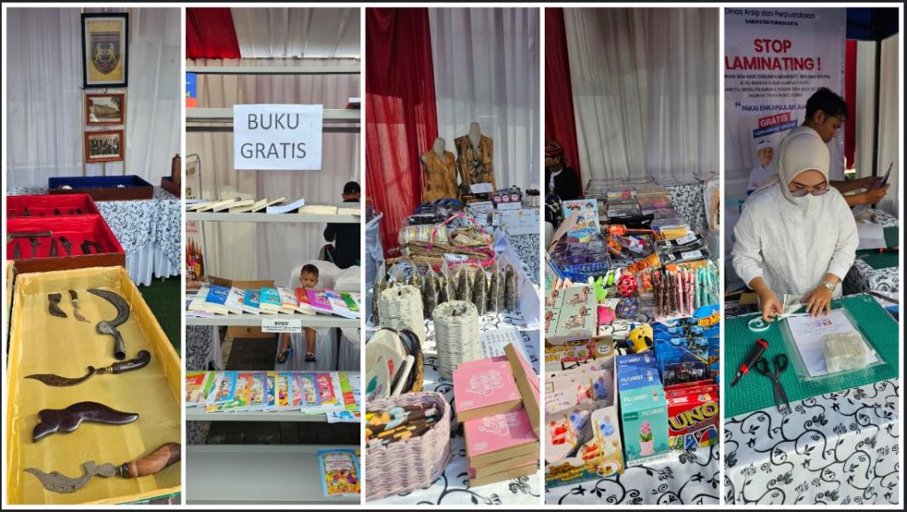 Pameran dan layanan pada Festival Literasi Tahun 2025