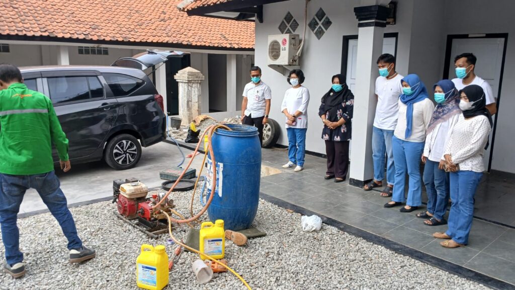Fumigasi Depo Arsip Disarpus Purwakarta Tahun 2026